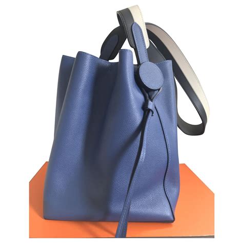 hermes licol bag|HERMES Evercolor Swift Sac Licol 17 Black Bleu Indigo.